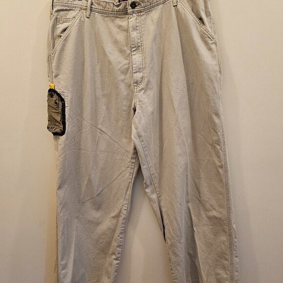 Men's Ralph Lauren Polo Jeans Company Cell Phone Carpenter Khaki Pants Waist 40" - Picture 1 of 10